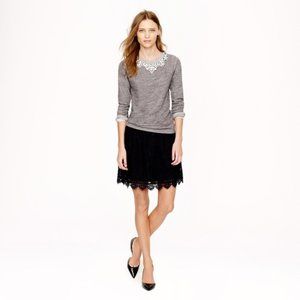 J. Crew Black A-Line Skirt
